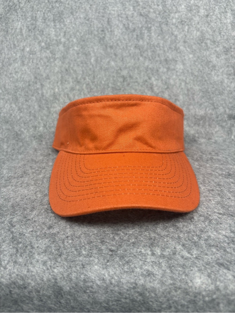 Vintage Nissun Burnt Orange Adjustable Cotton Visor